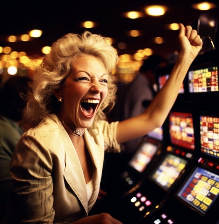 Layar permainan demo Blackjack live dengan dealer sungguhan